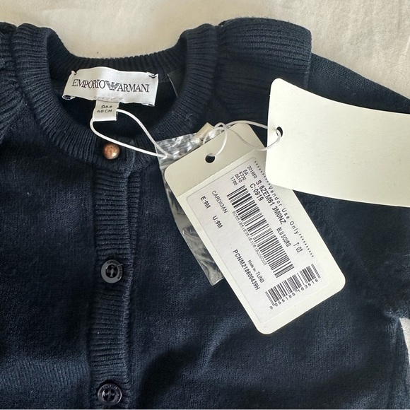 Emporio Armani navy cardigan - Picture 2 of 6
